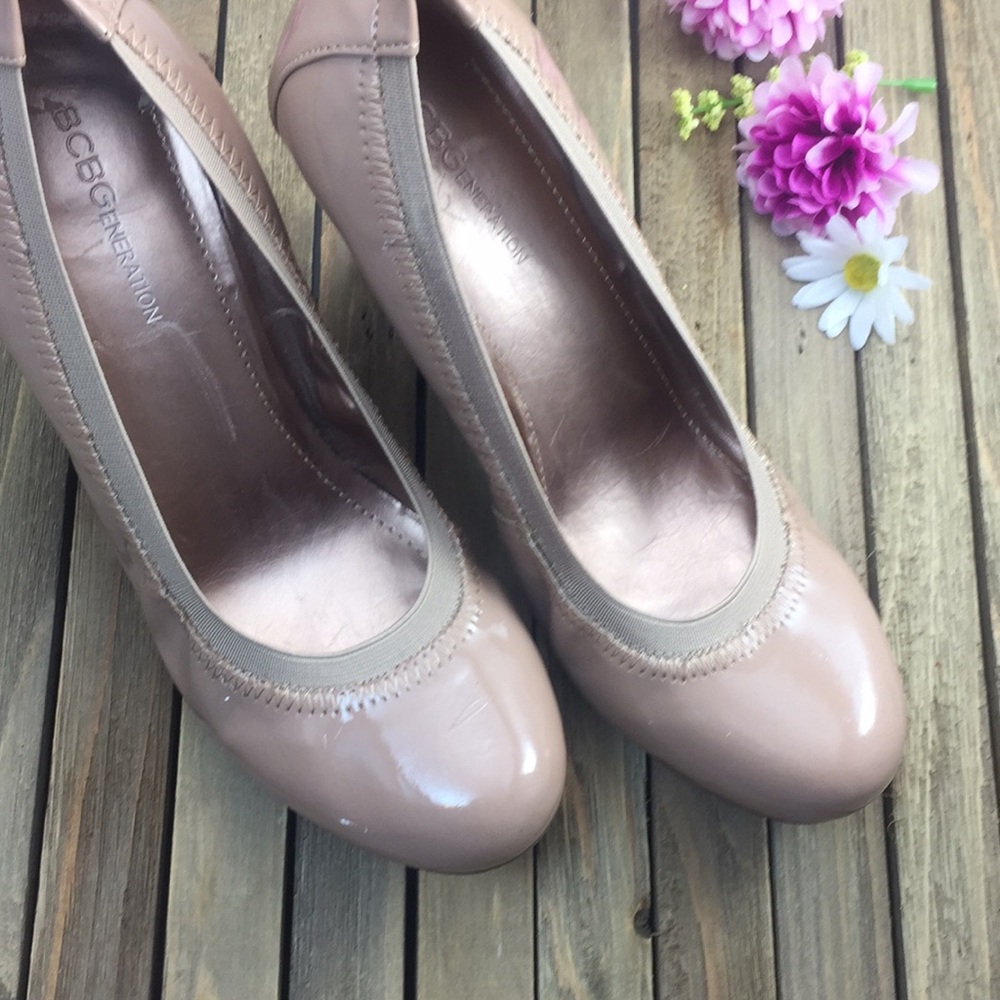 BCBGeneration Patent Leather Wedges